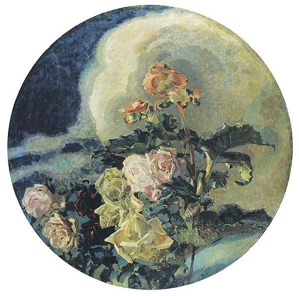 Mikhail Vrubel Yellow Roses oil painting image